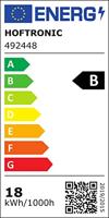 LED TL armatuur 120cm - T8 (G13) - 18 Watt 3150 lumen (175lm/W) - 6000K daglicht wit (860) - Koppelbaar - Flikkervrij - IP65 waterdicht - LED TL Lamp - thumbnail