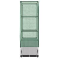 Plantenbak verhoogd met kashoes 80x40x138 cm rattanlook - thumbnail