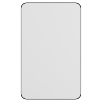 Spiegel Haceka Deco Rechthoek Afgeronde Hoeken 80x50cm Mat Zwart Spiegel Haceka Deco Rechthoek Afgeronde Hoeken 80x50cm Mat Zwart