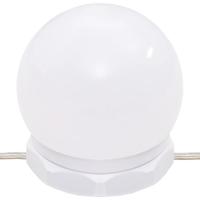 Kaptafel met kastjes LED bewerkt hout zwart - thumbnail