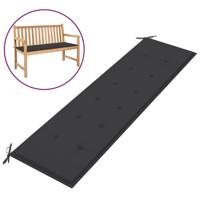 VidaXL Tuinbankkussen 180x50x3 cm oxford stof antracietkleurig - thumbnail