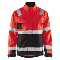 Blåkläder Jack High-Vis 40641811 | High-Vis Rood/Zwart | Maat XXL - 7330509519516 - thumbnail