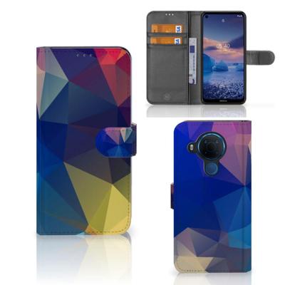 Nokia 5.4 | Book Case | Polygon Dark Nokia 5.4 | Book Case | Polygon Dark