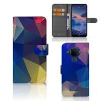 Nokia 5.4 | Book Case | Polygon Dark - thumbnail