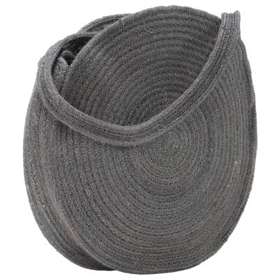 VidaXL Schoudertas rond handgemaakt jute donkergrijs VidaXL Schoudertas rond handgemaakt jute donkergrijs