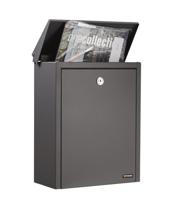 Ivana 52370 brievenbus antraciet - thumbnail