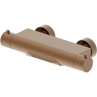 Wiesbaden Style Thermostatische Badmengkraan - Waterval - Cooltouch - Geborsteld Brons Koper PVD - thumbnail