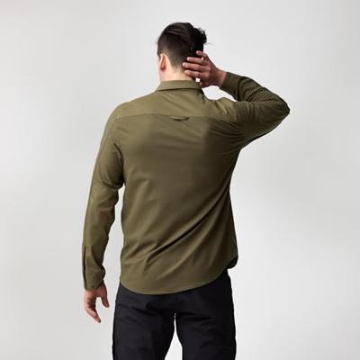 Fjallraven Keb Trekking LS Shirt Heren Laurel Green-Laurel Green L