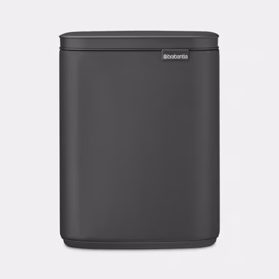 Brabantia Bo Afvalemmer - 7 liter - kunststof binnenemmer - mineral infinite grey 233722 Brabantia Bo Afvalemmer - 7 liter - kunststof binnenemmer - mineral infinite grey 233722