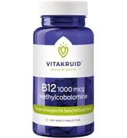 Vitakruid B12 1000 mcg Actief Methylcobalamine Vitamine 90 - thumbnail
