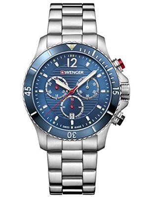 Wenger 01.0643.111 Heren Horloge Swiss-made 43mm 20 ATM Wenger 01.0643.111 Heren Horloge Swiss-made 43mm 20 ATM