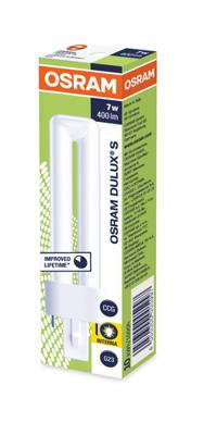 Osram Dulux S 7W 827 - G23 2-pins - Warm wit licht
