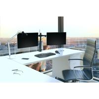 Kensington SmartFit Ergo monitorarm, met uitschuifbare arm, dubbel, zwart - thumbnail