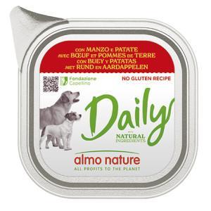 Almo Nature Daily met rund en aardappelen natvoer hond 32 x 100 g