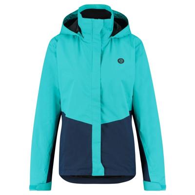 Section Regenjas Essential Dames Mint Navy