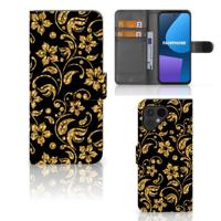 Fairphone 5 Hoesje Gouden Bloemen - thumbnail