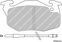 Remblokken set FDB393 - thumbnail