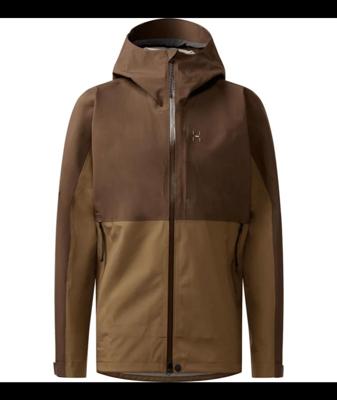 Haglofs Front Proof II Hardshell Jas Heren Woodland Brown/Teak Brown L Haglofs Front Proof II Hardshell Jas Heren Woodland Brown/Teak Brown L