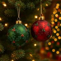 Kerstbal glas d8 cm a2 II Decoris - Decoris - thumbnail