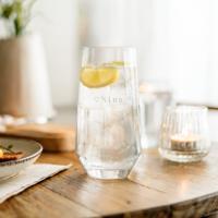 Waterglas graveren - Kristalglas - 390 ml - 6 stuks - thumbnail