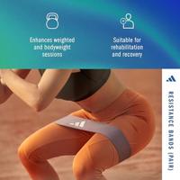Elastische Weerstandsbanden Adidas ADTB-10711-2-NL Paars - thumbnail