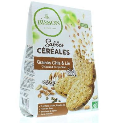 Zandkoekjes chia & lijnzaad bio