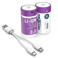 Ansmann Mono D 6000 Typ USB-C 2-Pack (5400mAh) - thumbnail