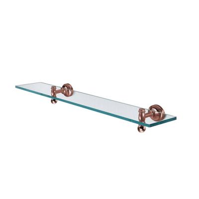 Glazen Planchet Sapho Perla 60x17 cm Rechthoekig Rose Goud Sapho