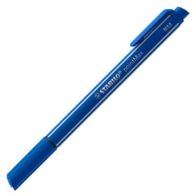 STABILO pointMax, hardtip fineliner 0.8 mm, ultramarine, per stuk STABILO pointMax, hardtip fineliner 0.8 mm, ultramarine, per stuk