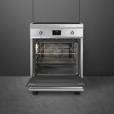Smeg C6IMXT2 Inductie fornuis Grijs