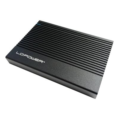 LC-Power LC-25U3-C behuizing voor opslagstations HDD-/SSD-behuizing Zwart 2.5
