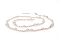 Deco woonketting hout L165cm wit - thumbnail