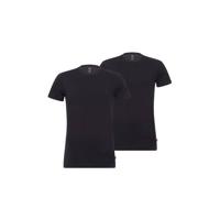 Levi's Men Solid Crew 2-Pack Jet Black -XL - thumbnail