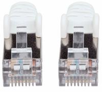 Intellinet 741392 RJ45 Netwerkkabel, patchkabel CAT 6a (losse kabel CAT 7) S/FTP 3.00 m Wit Halogeenvrij 1 stuk(s) - thumbnail