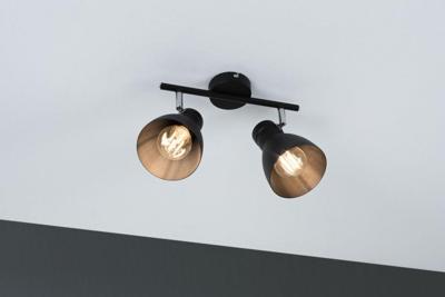 Paulmann 66760 Plafondspot E27 Zwart
