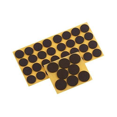 Metafranc WU0645286 Viltdoppen Zelfklevend, Rond Bruin 1 set(s)