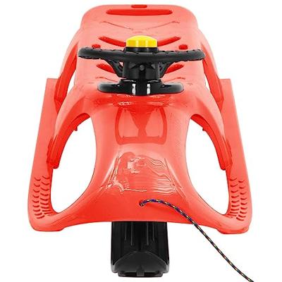 VidaXL Slee met stuur 102,5x40x23 cm polypropeen rood VidaXL Slee met stuur 102,5x40x23 cm polypropeen rood