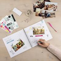 Hama creatieve set plakalbum 50 witte pagina's wit - thumbnail