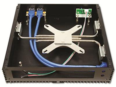 Inter-Tech IP-40 Mini-tower PC-behuizing Zwart