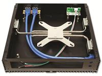 Inter-Tech IP-40 Mini-tower PC-behuizing Zwart - thumbnail