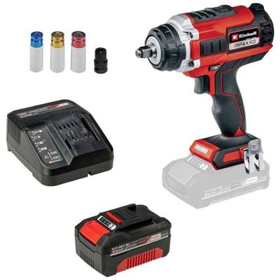 Einhell Professional Power X-Change IMPAXXO 18/400 + 4,0 Ah PXC Starter Kit 4326441 Accu-slagmoersleutel 400 Nm Aantal meegeleverde accus: 1 4.0 Ah Li-ion