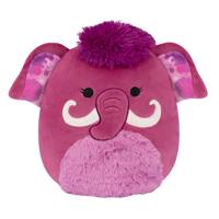 Squishmallows knuffel Magdalena de magenta wolharige mammoet - 30 cm - thumbnail