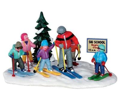 Kerstfiguur Ski school LEMAX - Lemax Kerstfiguur Ski school LEMAX - Lemax