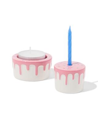HEMA Kaarshouder keramiek taart 2-delig