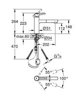 Grohe Concetto keukenkraan met uittrekbare kraanuitloop chroom - thumbnail
