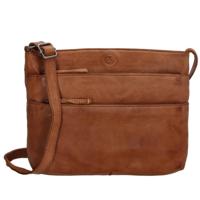 Hide & Stitches Paint Rock Crossbody Shoulder bag-Cognac - thumbnail