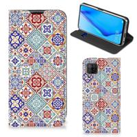 Huawei P40 Lite | Standcase | Tiles Color - thumbnail