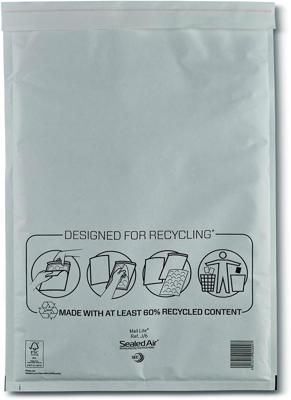 Mail Lite luchtkussenenveloppen, wit, J/6, 300 x 440 mm, doos van 100 stuks Mail Lite luchtkussenenveloppen, wit, J/6, 300 x 440 mm, doos van 100 stuks