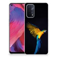 OPPO A74 5G | A54 5G | TPU Hoesje | Papegaai - thumbnail