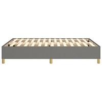 Boxspringframe stof donkergrijs 140x200 cm - thumbnail